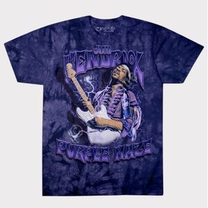 LIQUID BLUE Jimi Hendrix Purple Haze Tie-Dye T-Shirt Size. XL